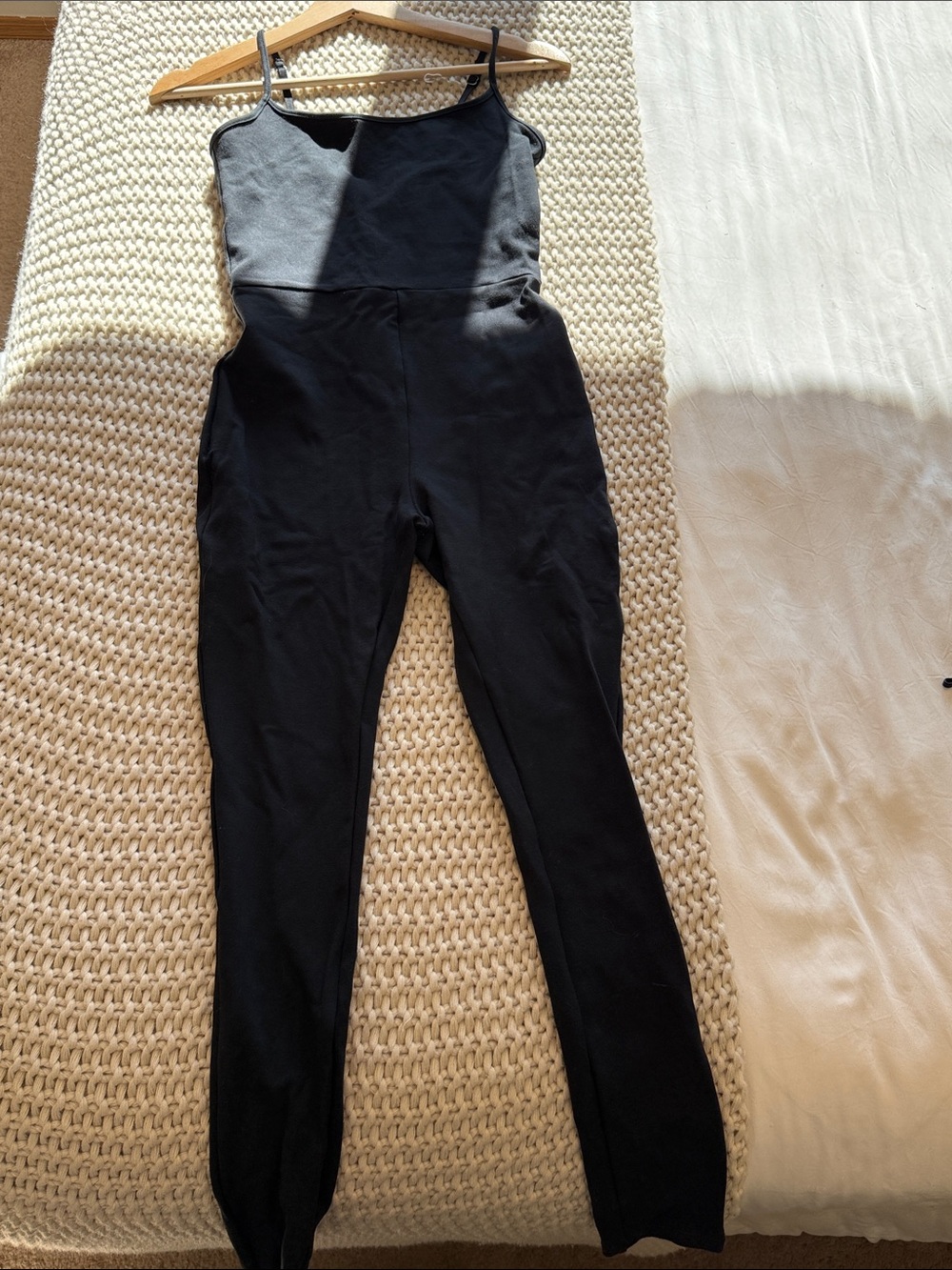 Abercrombie & Fitch women’s black fitted tank jumpsuit XS - Picture 3 of 5